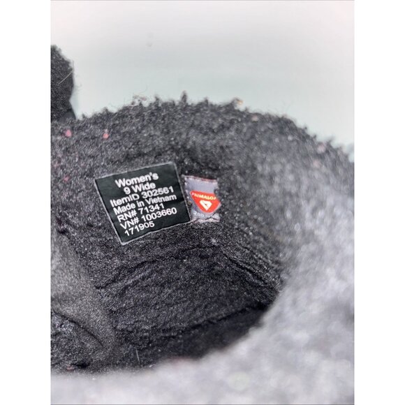 L.L. Bean TEK 2.5 Bethel Black Primaloft 200 omni heat Ankle Boots Womens 9wide - Picture 7 of 9